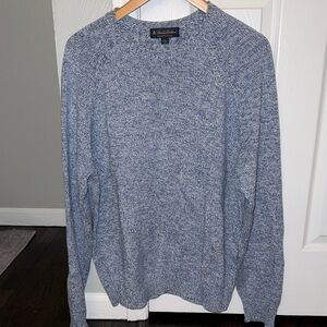 Brooks Brothers Blue Cotton Sweater